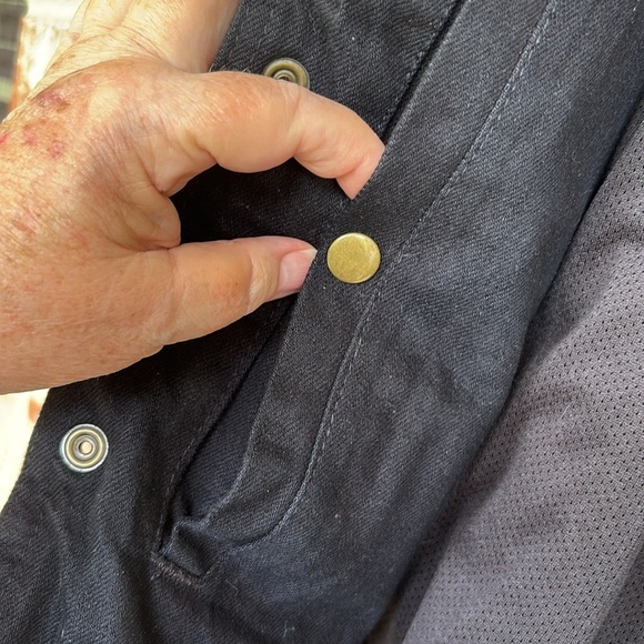 Hot Leathers Men's Black Denim Vest - Picture 11 of 11